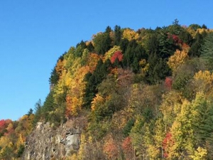 Vermont mountains fall colors