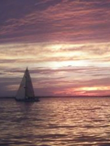 Sailing Marblehead, MA, New England Sunset Chariad Racing