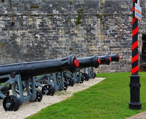 Bermuda Royal Navy Museum Cannons