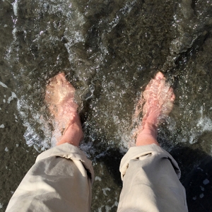 feet in the Pacific Ocean and the end of the Lewis & Clark Expedition