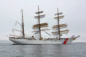 US Coast Guard Eagle, Tall Ships, Boston 2017