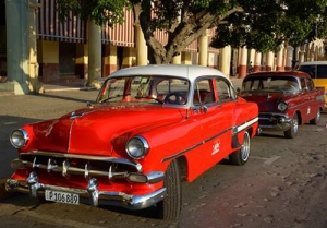 1950s car in Havana Cuba - by CHARIAD Skipper RIck Williams