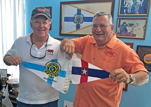 Rick Williams and Jose Miguel Escrich at Hemingway Yacht Club