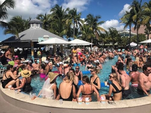 Pool bar in Key West photo by CHARIAD Skipper RIck Williams