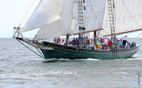 CHARIAD social sail at Schooner Festival Gloucester, MA