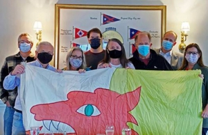 chariad gathering wearing masks in 2020