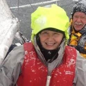 CHARIAD crew member Mary Hennessey enjoying frostbiting